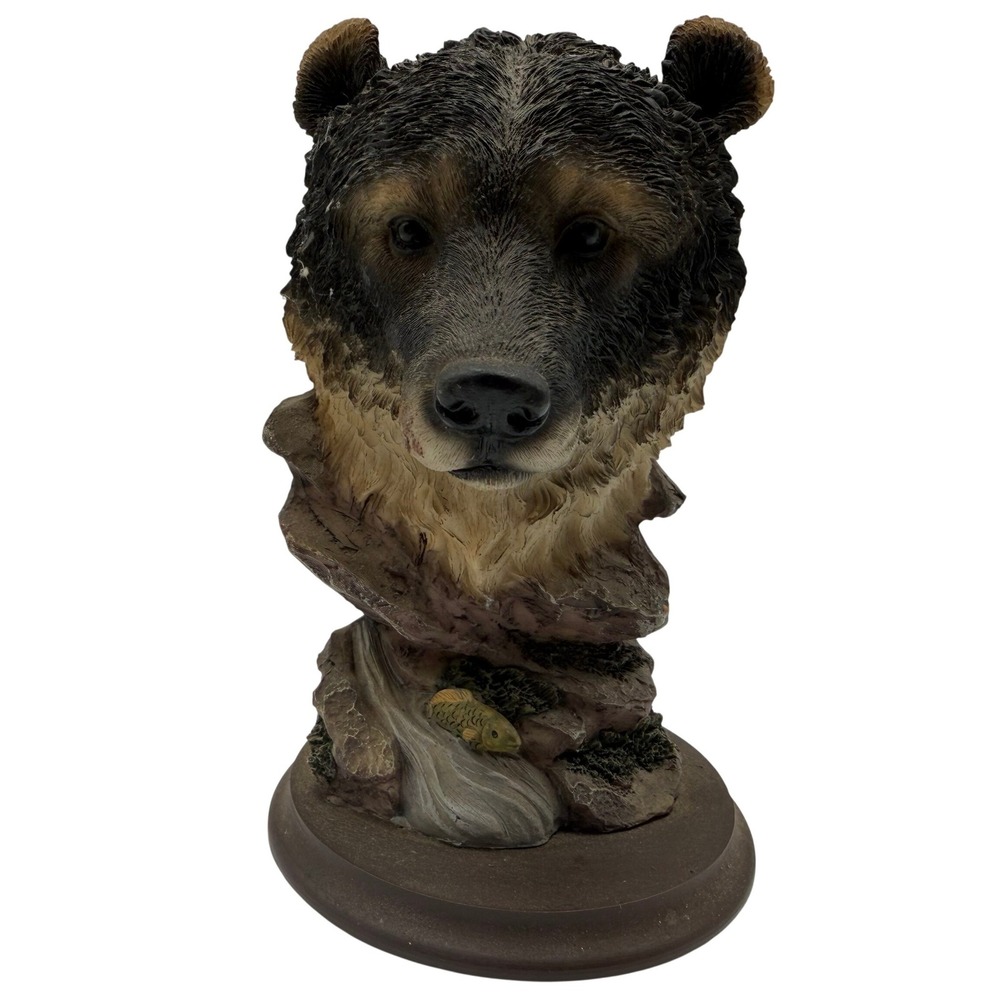 Southwestern Reflections Collection Bear Head Bust Figurine 5.25" Rustic Decor